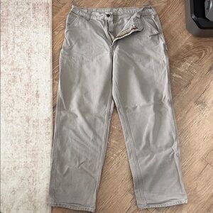 Carhartt Men's Gray Dungaree Fit Pants 36x34